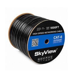 Sky View Cat-6 UTP 305 Meter Network Cable (Black)