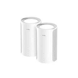 CUDY M11000 BE11000 Tri Band Wi-Fi 7 Mesh Router (2 Pack)