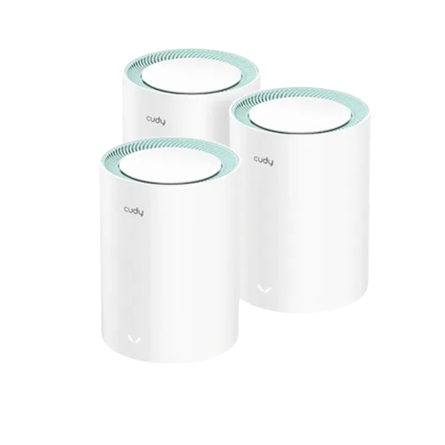 CUDY M1500 3-Pack AX1500 Dual Band Wi-Fi 6 Mesh Router