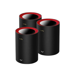 CUDY M3000 3-Pack AX3000 2.5G Dual Band Wi-Fi 6 Mesh Router