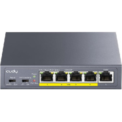 CUDY GS1005P - 4-Port Gigabit PoE+ Switch with 1×Gigabit Uplink Port