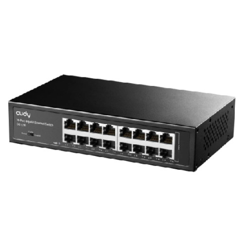 CUDY GS1016 16-Port 10/100/1000Mbps Gigabit Desktop Switch