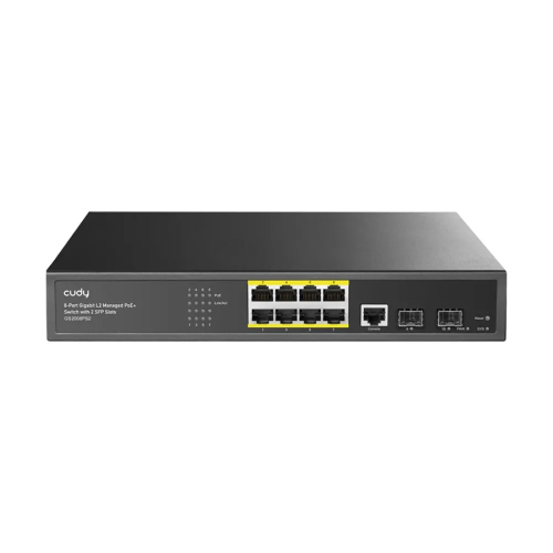 CUDY GS2008PS2 8Port Gigabit PoE+ L2 Managed Switch