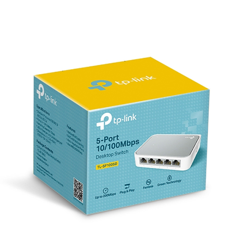 TP-Link TL-SF1005D 5-Port 10/100 Mbps Desktop Switch