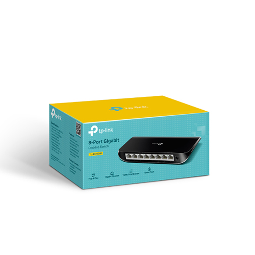 TP-Link TL-SG1008D 08 Port Gigabit Desktop Switch