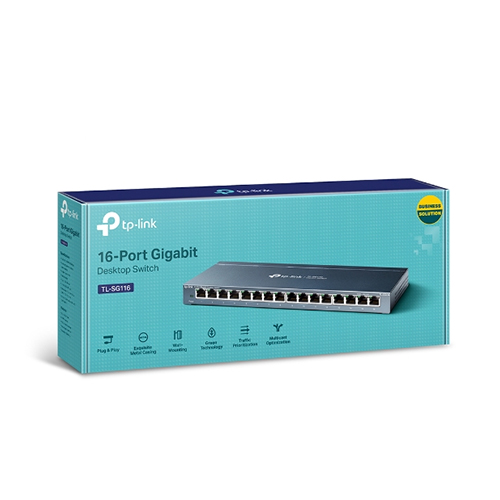 TP-Link TL-SG116 16-Port Gigabit Desktop Switch